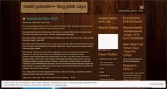 Desktop Screenshot of mestinyanoris.wordpress.com
