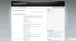 Desktop Screenshot of furniturecollectioninfo.wordpress.com