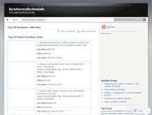 Tablet Screenshot of furniturecollectioninfo.wordpress.com