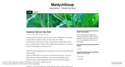 Desktop Screenshot of mantychgroup.wordpress.com