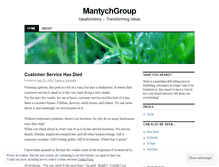 Tablet Screenshot of mantychgroup.wordpress.com