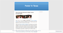 Desktop Screenshot of fosterintexas.wordpress.com