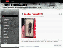 Tablet Screenshot of livingunderwater.wordpress.com