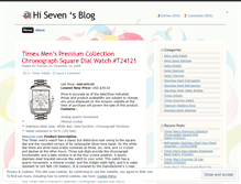Tablet Screenshot of hiseven.wordpress.com