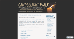 Desktop Screenshot of candlelightwalk.wordpress.com