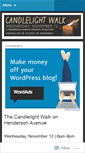 Mobile Screenshot of candlelightwalk.wordpress.com