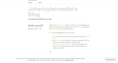 Desktop Screenshot of joharicybermedia.wordpress.com