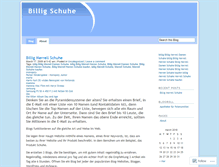 Tablet Screenshot of billigschuhede.wordpress.com