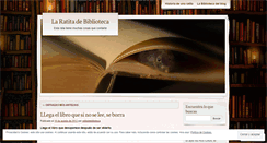 Desktop Screenshot of laratitadebiblioteca.wordpress.com