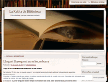 Tablet Screenshot of laratitadebiblioteca.wordpress.com