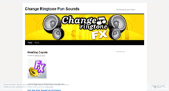 Desktop Screenshot of ovichangeringtonefunsounds.wordpress.com