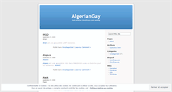 Desktop Screenshot of algeriangay.wordpress.com