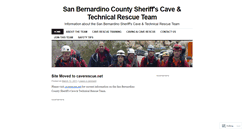 Desktop Screenshot of caverescue.wordpress.com