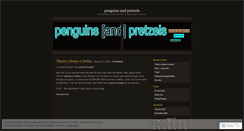 Desktop Screenshot of penguinsandpretzels.wordpress.com