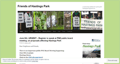 Desktop Screenshot of friendsofhastingspark.wordpress.com