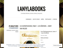 Tablet Screenshot of lanylabooks.wordpress.com