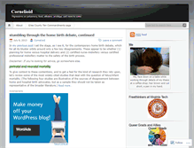 Tablet Screenshot of cornelioid.wordpress.com