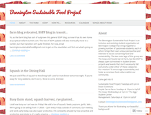 Tablet Screenshot of benningtongarden.wordpress.com