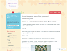 Tablet Screenshot of kellyscrafttreasures.wordpress.com