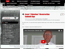 Tablet Screenshot of keepthesabbath.wordpress.com