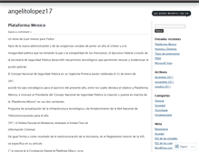 Tablet Screenshot of angelitolopez17.wordpress.com