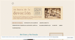 Desktop Screenshot of enbuscadeladevocion.wordpress.com