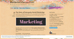 Desktop Screenshot of mariannegranum.wordpress.com