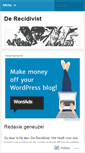 Mobile Screenshot of derecidivist.wordpress.com