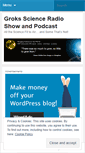 Mobile Screenshot of grokscience.wordpress.com
