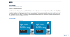 Desktop Screenshot of cmcpblogs.wordpress.com