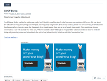 Tablet Screenshot of cmcpblogs.wordpress.com