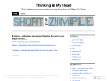 Tablet Screenshot of myhead.wordpress.com