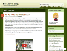 Tablet Screenshot of biovero.wordpress.com