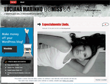 Tablet Screenshot of lucianamarinhomodel.wordpress.com