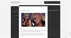 Desktop Screenshot of crossthelineforum.wordpress.com