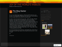 Tablet Screenshot of joyoftheworld.wordpress.com