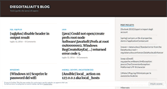 Desktop Screenshot of diegoitaliait.wordpress.com