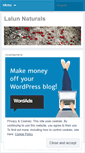 Mobile Screenshot of lalunnaturals.wordpress.com
