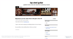 Desktop Screenshot of lapsteel.wordpress.com
