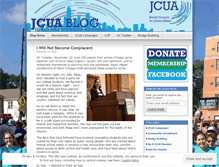 Tablet Screenshot of jcuanews.wordpress.com