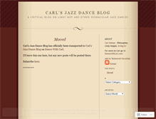 Tablet Screenshot of jazzdance.wordpress.com