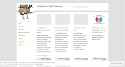 Desktop Screenshot of intellectualselfdefence.wordpress.com