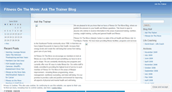 Desktop Screenshot of fitonmove.wordpress.com