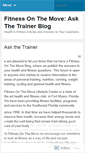Mobile Screenshot of fitonmove.wordpress.com