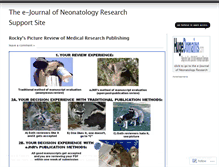 Tablet Screenshot of neonatologyresearch.wordpress.com