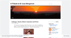 Desktop Screenshot of drjoanbergstrom.wordpress.com