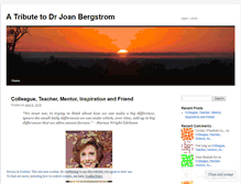 Tablet Screenshot of drjoanbergstrom.wordpress.com