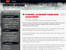 Tablet Screenshot of cronicaurbana.wordpress.com