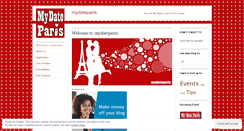 Desktop Screenshot of mydateparis.wordpress.com