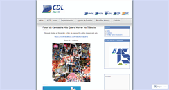 Desktop Screenshot of cdljovemcaxias.wordpress.com
